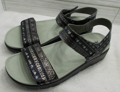 Alegria Playa Pow Wow Pewter Metallic Sandals Women's US 9.5 EUR 40