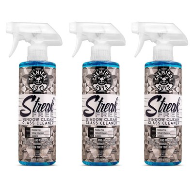 Chemical Guys - Streak Free Window Clean Glass Cleaner (16 oz) (3 Pack)