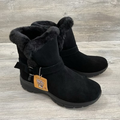 Skechers Slip-ins Easy Going Water-Repellent Suede Boots 168052 Women s US 9 NEW