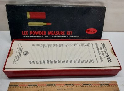 Vintage Lee Loader Hand Loading Powder Measure Dipper/Scoop Set/Kit Black 1966