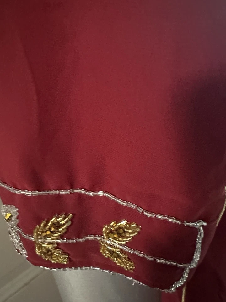 Abayas 2 Piezas Mujer Hecho a Mano Tiene Trabajo Es Foto 4 de 4