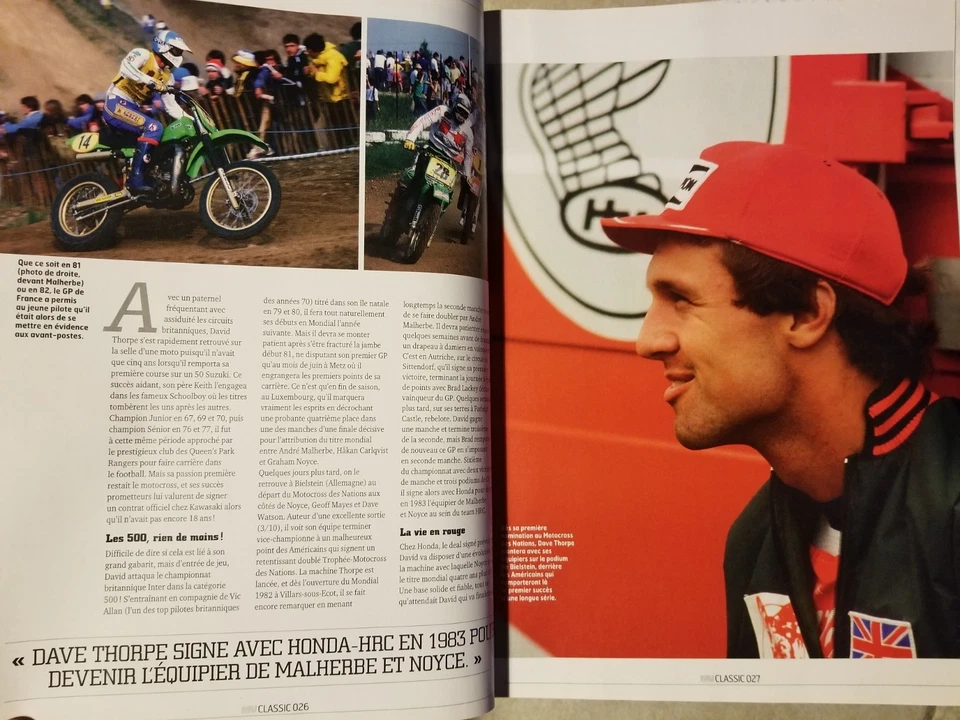 MOTO VERTE CLASSIC HORS-SERIE 2022 - STORY HONDA CR, DAVE THORPE, GILLES PICARD - Photo 4/4