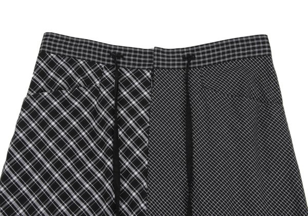 パンツ yohji yamamoto  size 1 Y's KHADI COLLECTION]PATCHWORK WIDE PANTS(XS Black): Vintage