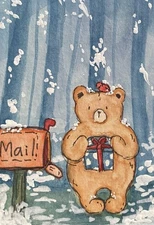 ACEO Original Mixed Media Painting Art