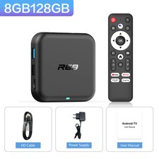 Android 14.0 TV Box 8GB RAM 128GB ROM RK3518 4K WiFi 6 Bluetooth 5.0 Streaming