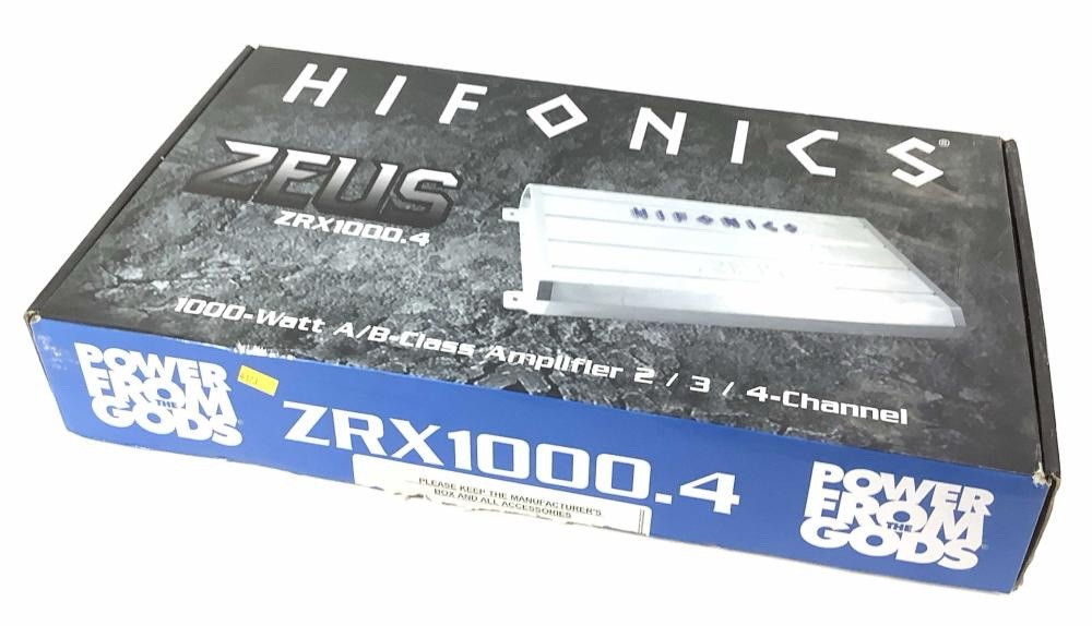 ZRX1000.4 - Hifonics 4 Channel 1000W Amplifier 1/1 On eBay