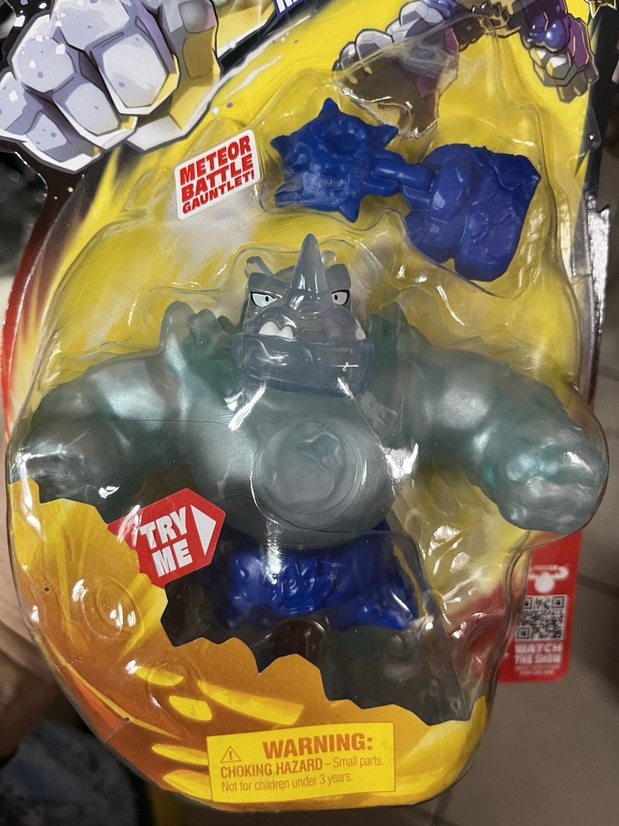 Heroes of Goo Jit Zu Rhinostone Meteor Madness Ultra Rare Crunchy