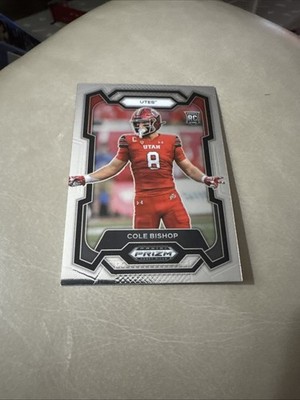 Cole Bishop Rookie RC 2024 Prizm Draft Picks Card #179 Utah Utes/Buffalo Bills