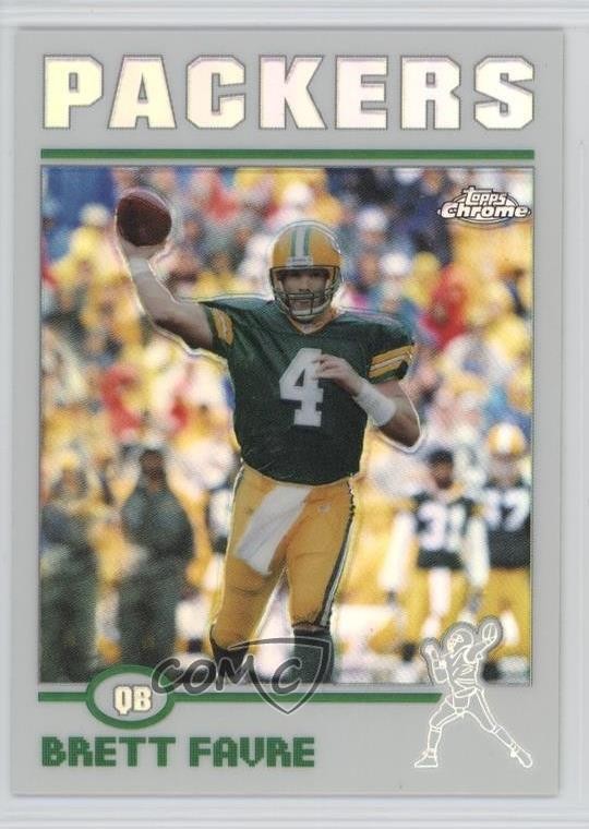 2004 Topps Chrome Refractor Brett Favre #100 HOF 1h0p
