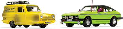 Diecast Only Fools and Horses Reliant Regal and Ford Capri MK II 1:36 Display Mo