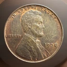 1938-P AU RB Lincoln Wheat Cent ACTUAL COIN FAST SHIPPING 980