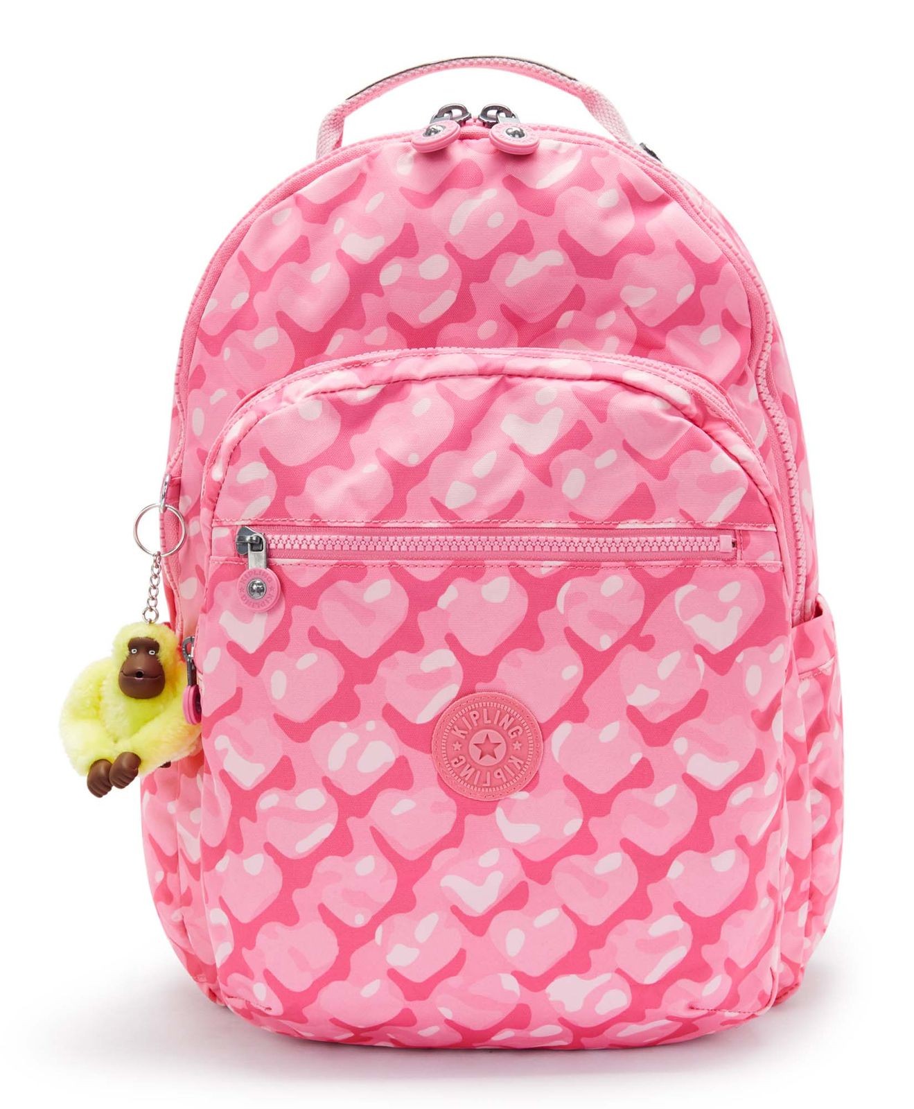 kipling Back To School Print Seoul Lap Backpack Adorable Hearts