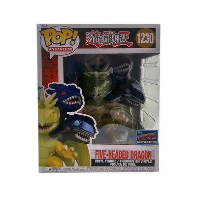 Yugioh Five Headed Dragon NYCC 2022 Con Sticker Exc Funko Pop #1230  