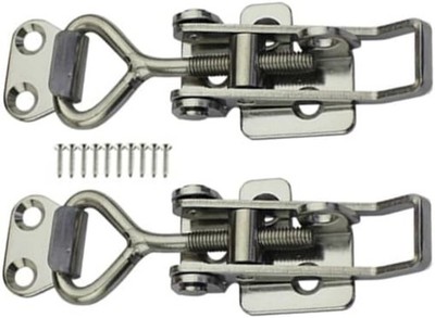 Adjustable Buckle Cabinet Boxes Lever Handle Toggle Latch Lock with Screws