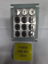 Industrial Metal 12-Key Numeric Keypad Panel Used