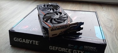 GIGABYTE GeForce GTX 1060 6GB GDDR5 Gaming-Grafikkarte (GV-N1060WF2OC-6GD)