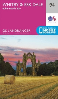 LANDRANGER 94 WHITBY ESK DALE ROBIN HOOD by Ordnance Survey Map Self Help