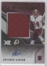 2020 Panini XR Rookie Xcellence Swatches 10/99 Antonio Gibson #RXC-AG Auto 09if
