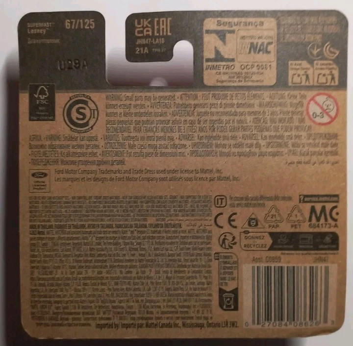 Matchbox -  1968 Ford Mustang Fastback - OVP - 2025 - #67/125 - MB1596 - Bild 2 von 3