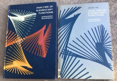Analysis of Elementary Functions Teacher Solution Key & Student Pre-Calculus Set