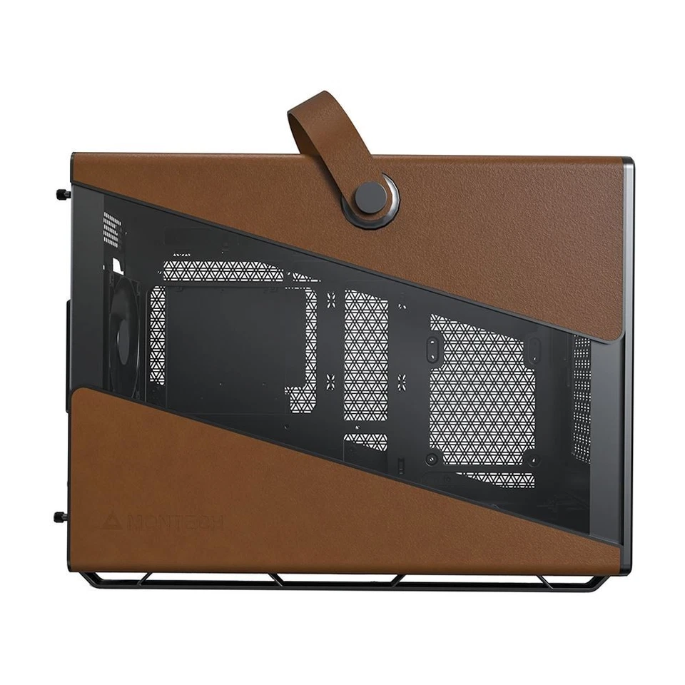 Montech Heritage PRO Tempered Glass microATX Mid-Tower Computer Case - Black - Image 3 of 4