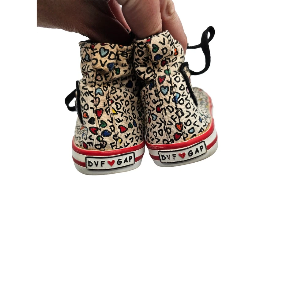 GAP Niños DVG Colección Diane Von Furstenberg Niño Niño Niña Talla 9 Zapatos de caña alta Foto 4 de 4