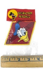 Vintage Donald Duck Character Patch Walt Disney Productions Iron On Sew On
