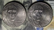 2009 P & D Jefferson nickels circulated