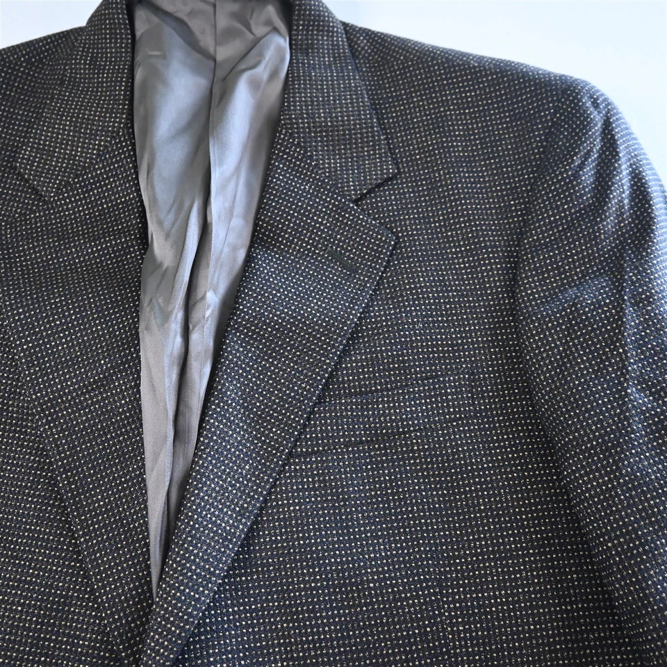 Blazer Traje Chaqueta Abrigo Deportivo Tallia 44L Marrón Suave Tweed Seda Lana Para Hombre Foto 2 de 4