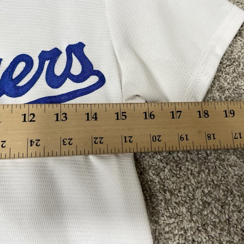 Los Angeles Dodgers Jersey Women’s Small Majestic Cool Base White MLB Baseball - Picture 4 of 7