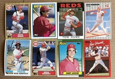 Cincinnati Reds  1980's Stars 8 Card Lot NM-MT NO DUPES (CR4)