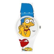 Swatch THE SIMPSONS BEST. MOM. EVER. Unisex Urethane Watch SO28Z116 149691764