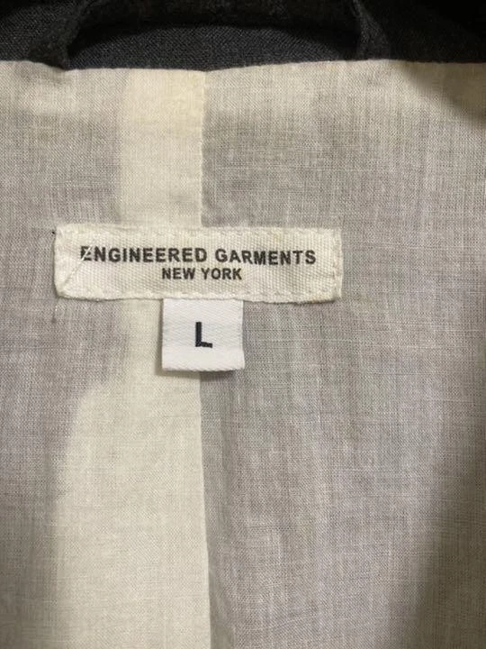 Engineered Garments wool 3B Jacket Gray Size L - Image 3 of 4