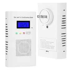 Combination Natural Gas Detector & Carbon Monoxide Detector, Plug in Carbon M...