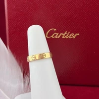 CARTIER LOVE RING 18K ROSE GOLD SIZE 47 W/ BOX - R11521