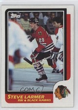 1986-87 Topps Steve Larmer #139 0z0n