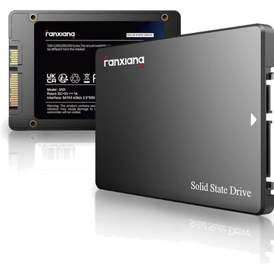 512GB SSD SATA 3,5-Zoll Festplatte, 540MB/s Lesen, 500MB/s Schreiben, 2,5 Zoll