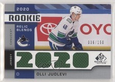 2020 Upper Deck SP Game Used Rookie Relics Blends /150 Olli Juolevi #RB-OJ 04f2