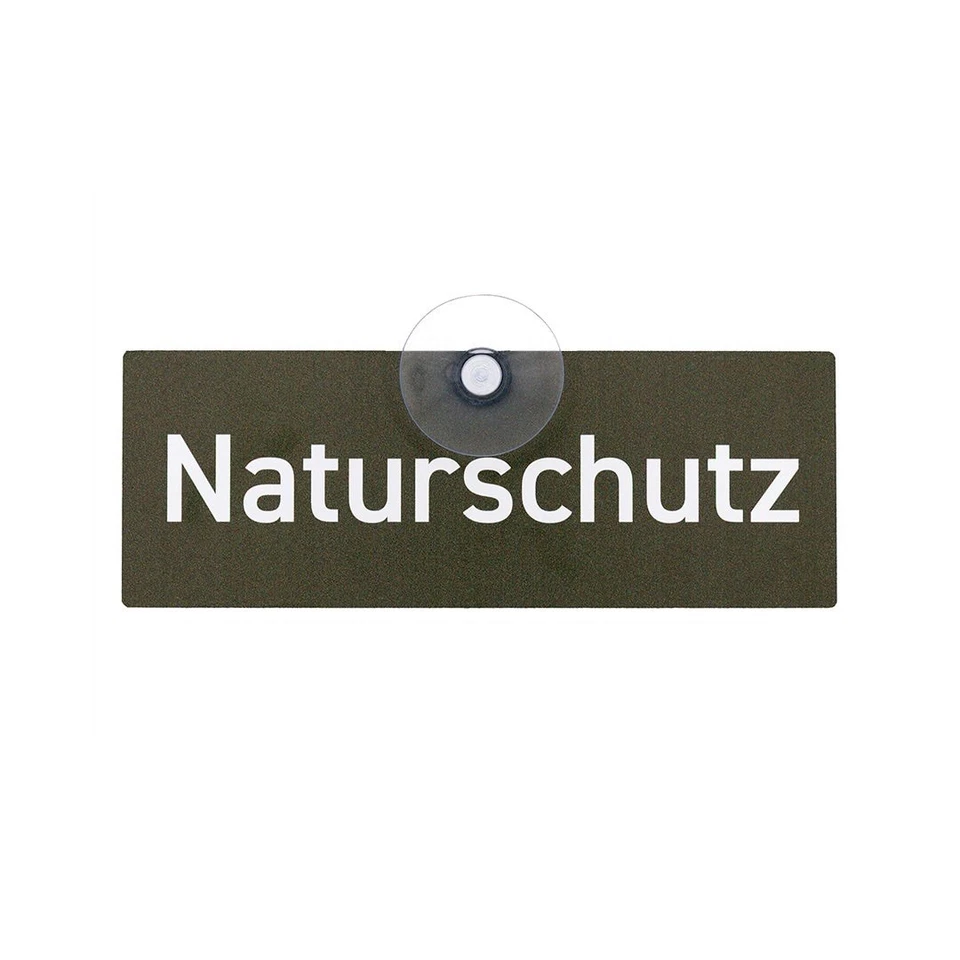 Naturschutz Schild fürs Auto mit Saugnapf  - Bild 3 von 4