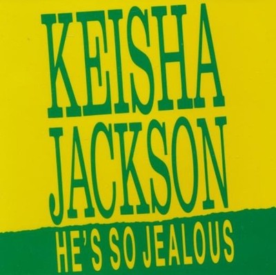 Keisha Jackson: He's So Jealous 3-Track PROMO MUSIC AUDIO CD new jack swing 1991
