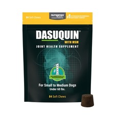 Nutramax Dasuquin for Small Small/Medium Dog Under 60 lbs - 84 Count, brown