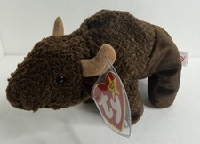 Ty Beanie Baby - ROAM the Buffalo 6.5 Inch NEW MWMTs Plush Stuffed Animal Toy