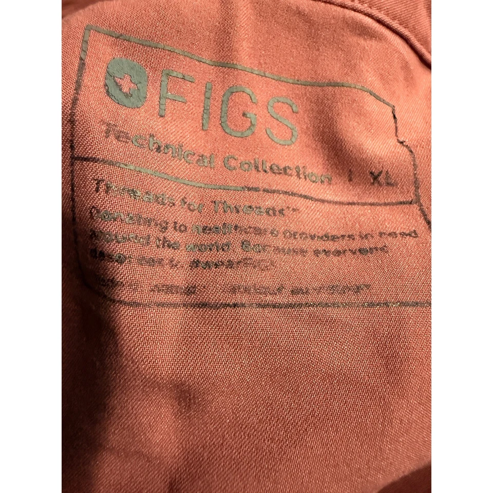 Conjunto Médico FIGS Para Mujer Top Pantalones Rosa Polvoriento Colección Técnica XL Foto 4 de 4