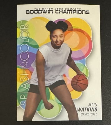 #ad Juju Watkins 2023 Upper Deck Goodwin Champions Splash of Color #148 $2.25