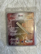 Craftool Standard Alphabet Stamp Set ½” 8130-00 by Tandy Leather