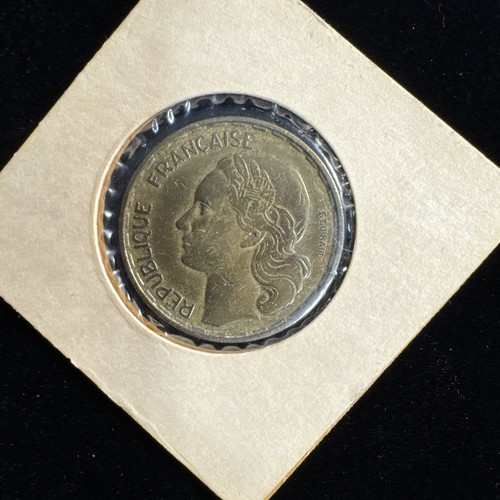 50 francs France 1952 Chicken 50 Franks. Non Magnetic. Mint. - Picture 2 of 14