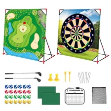 Golf Games for Kids Golf Hitting Mat Sports Activities with Putting appropriate