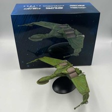 Eaglemoss Star Trek: Klingon Bird of Prey - XL model. New, with 7" x 9" mag
