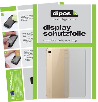 2x Schutzfolie für Honor 8A Rückseite matt Displayschutzfolie Display Schutz