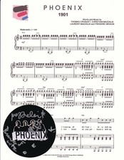 Phoenix REAL hand SIGNED 1901 Novelty Sheet Music COA Autographed 